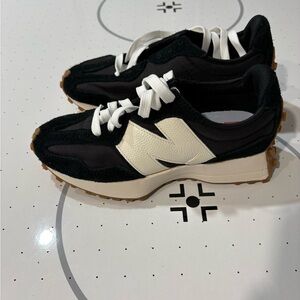 Black and White New Balance Sneakers